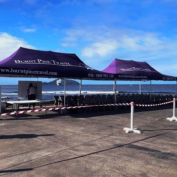 Kingston pier setup